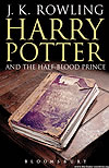 (UK adult edition) cover of Harry Potter and the Half-Blood Prince.