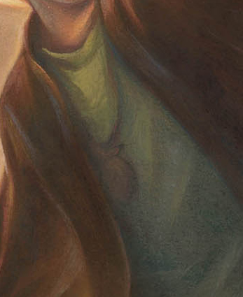 harry potter 7 cover. Detail of Harry#39;s chest from