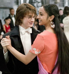 Harry and Parvati at the Yule Ball, courtesy of Warner Brothers films.