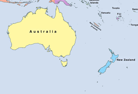 australia and new zealand