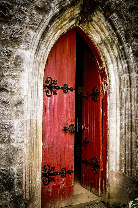 Church Door Red