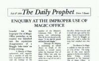 Headlines and articles from the Daily Prophet