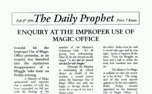 DP2 Daily Prophet newsletter (Front Page) DP2 Daily Prophet newsletter (Front Page)