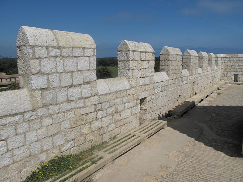 Fortified monastery of Lerins abbaye (battlements)