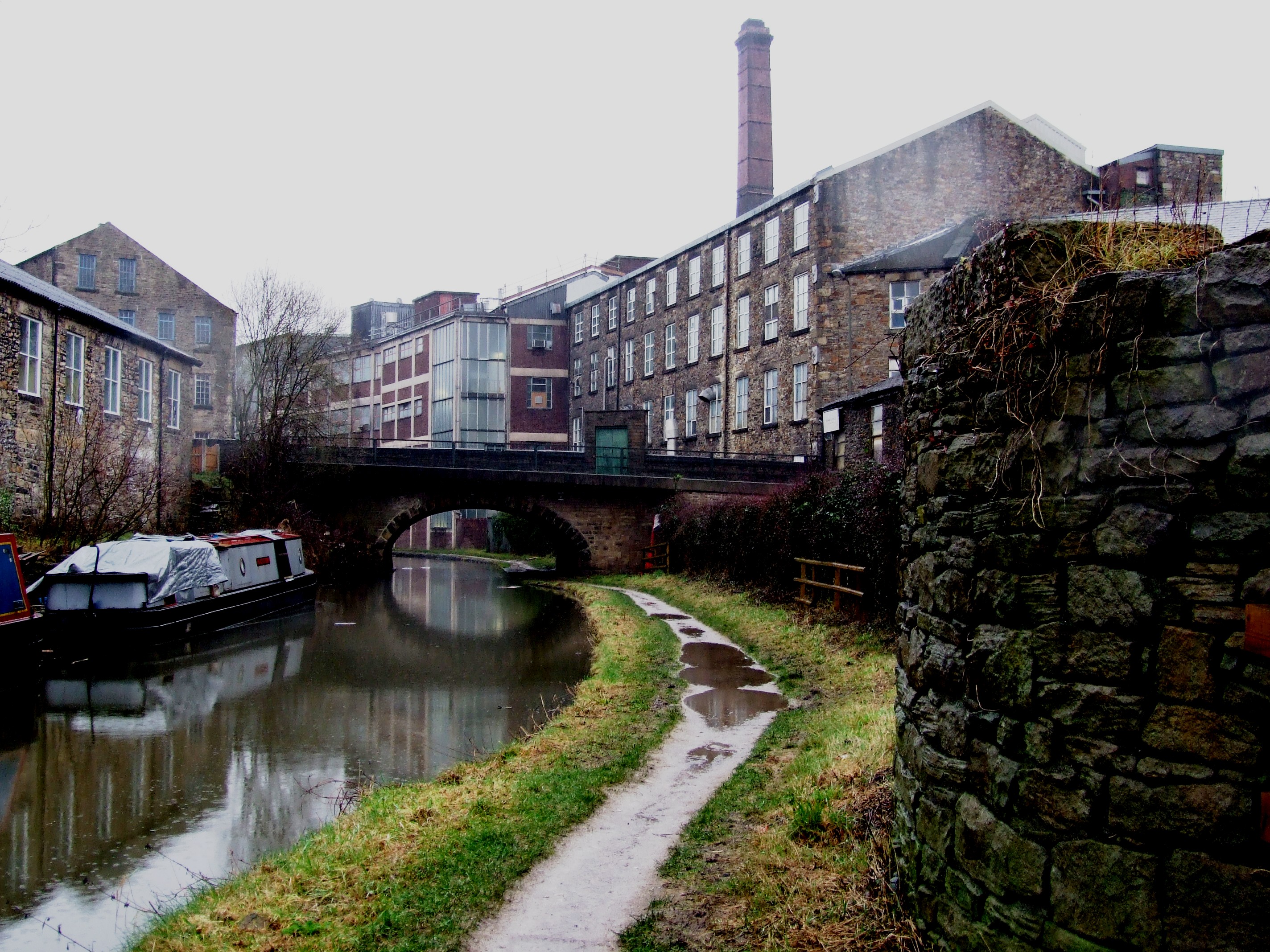 Canal in a northern mill town