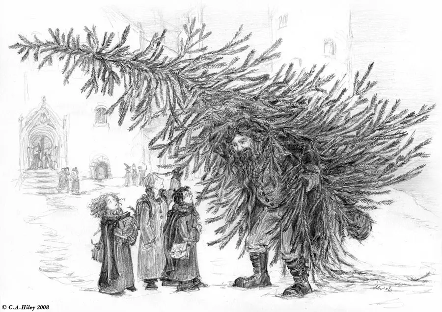 Hagrid and the Christmas Tree