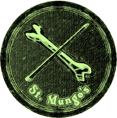 mungos logo lime green patch