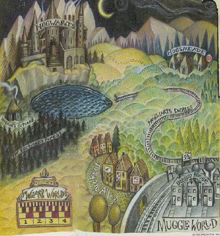 Wizarding World map