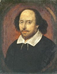 William Shakespeare, English playwright and poet, is born