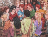 On the first Hogsmeade weekend, Harry and Hermione found the D.A. On the first Hogsmeade weekend, Harry and Hermione found the D.A.