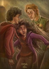 Ron fights with Harry and leaves the quest