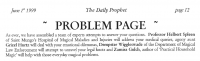 Problem Page