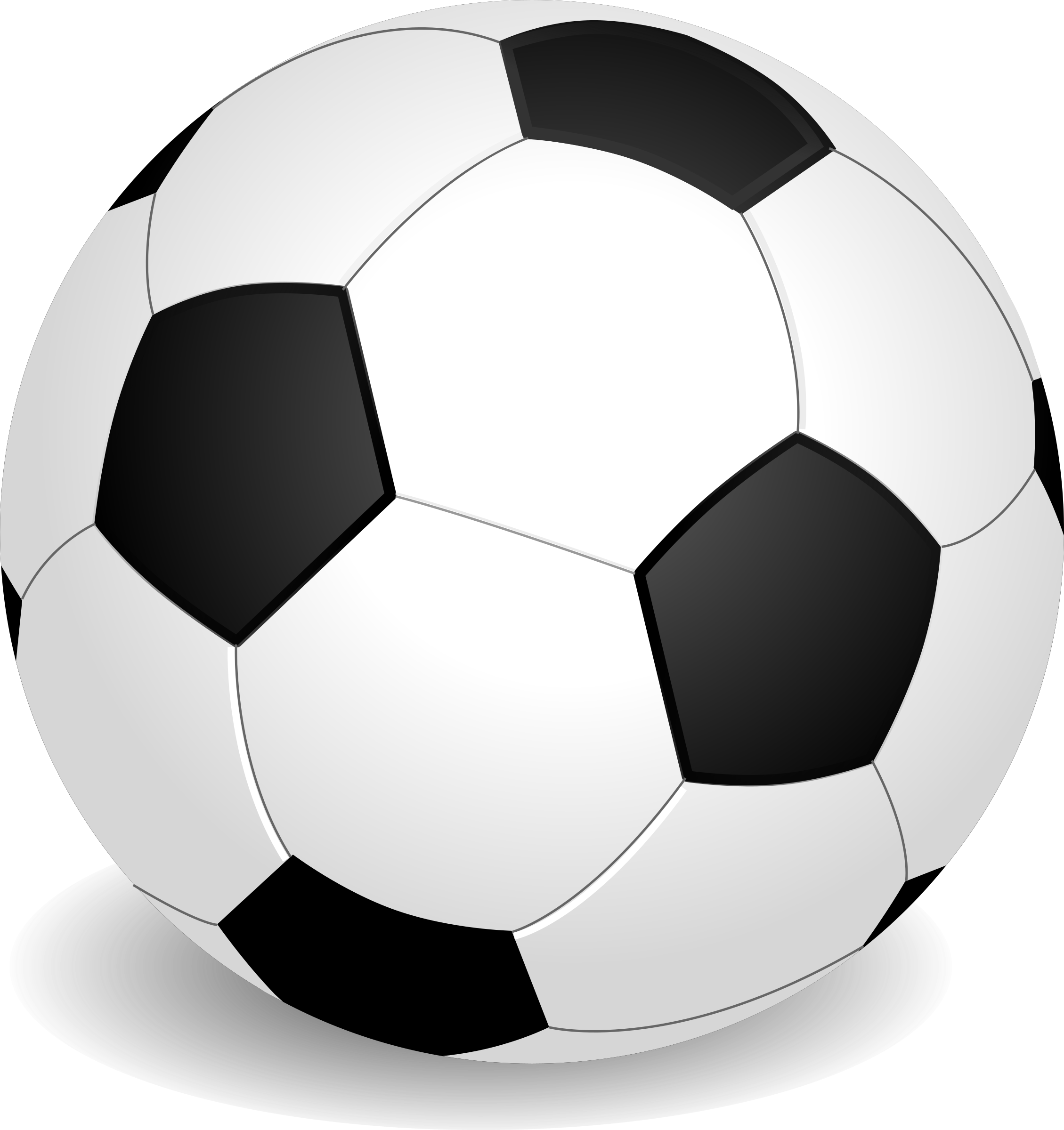 A football (soccer ball)