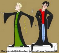 Madam Malkin’s: Harry and Draco meet for the first time