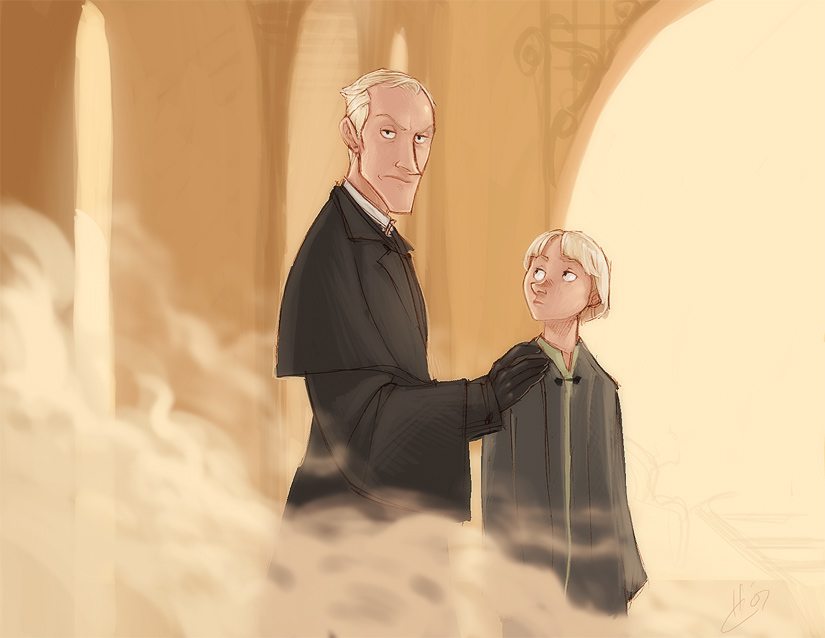 DH – Mr. Malfoy and son