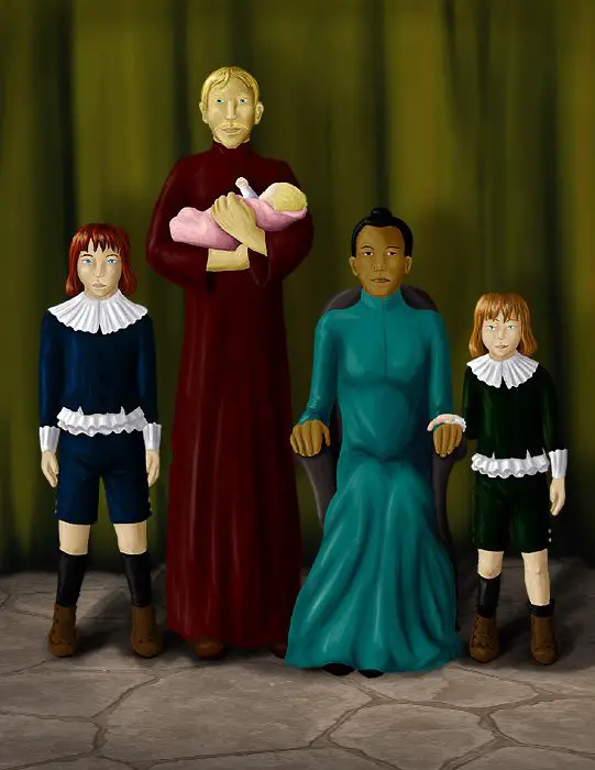 Dumbledore Family Portrait