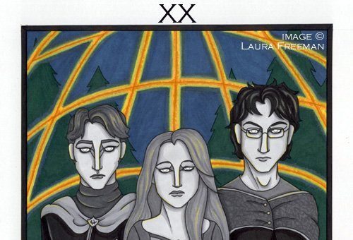 Ghosts of Cedric Diggory, Lily and James Potter.