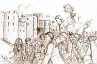 Gryffindor beat Ravenclaw while Harry and Hermione are in the Forbidden Forest Gryffindor beat Ravenclaw while Harry and Hermione are in the Forbidden Forest