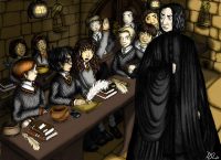 Harry’s first potions class