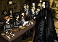 Harry’s first potions class Harry’s first potions class