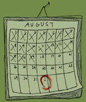 Summer calendar