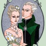 Malfoy wedding portrait.