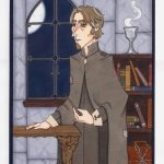 Professor Remus Lupin in his classroom. Remus Lupin (DADA)