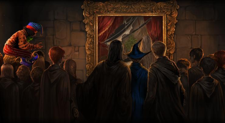 Pottermore Fat Lady Portrait Peeves