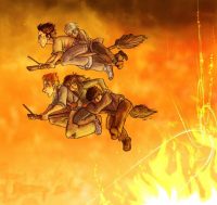 Crabbe is killed by Fiendfyre Crabbe is killed by Fiendfyre