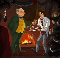 Slughorn’s Christmas party