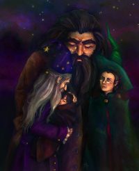 One-year-old Harry is left on the Dursley’s doorstep One-year-old Harry is left on the Dursley’s doorstep