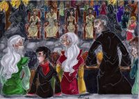 Bellatrix, Rodolphus, and Rabastan Lestrange, along with Bartemius Crouch Jr., are arrested Bellatrix, Rodolphus, and Rabastan Lestrange, along with Bartemius Crouch Jr., are arrested