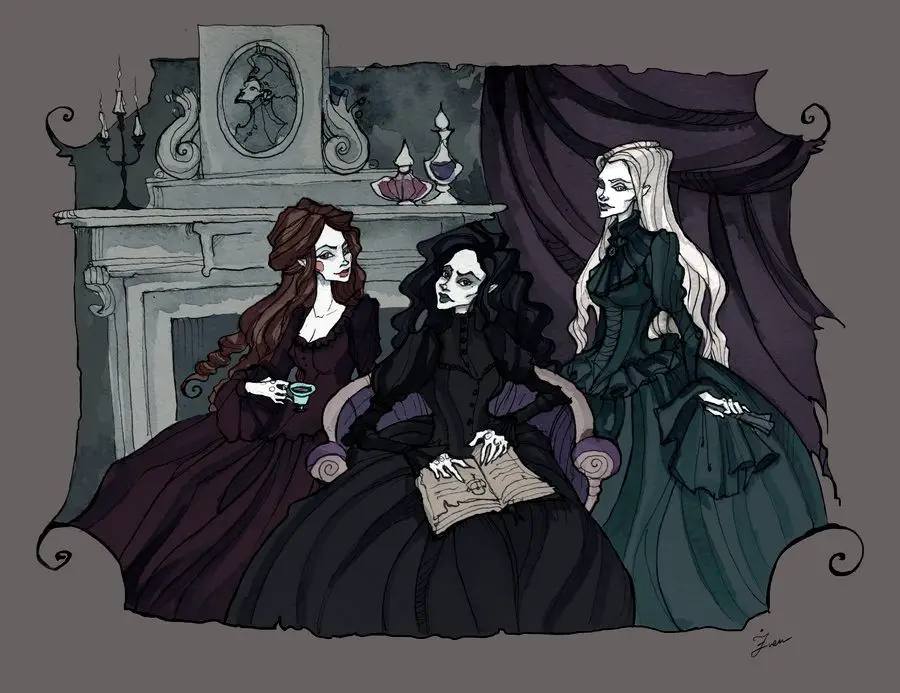 Black family sisters: Bellatrix, Narcissa, Andromeda