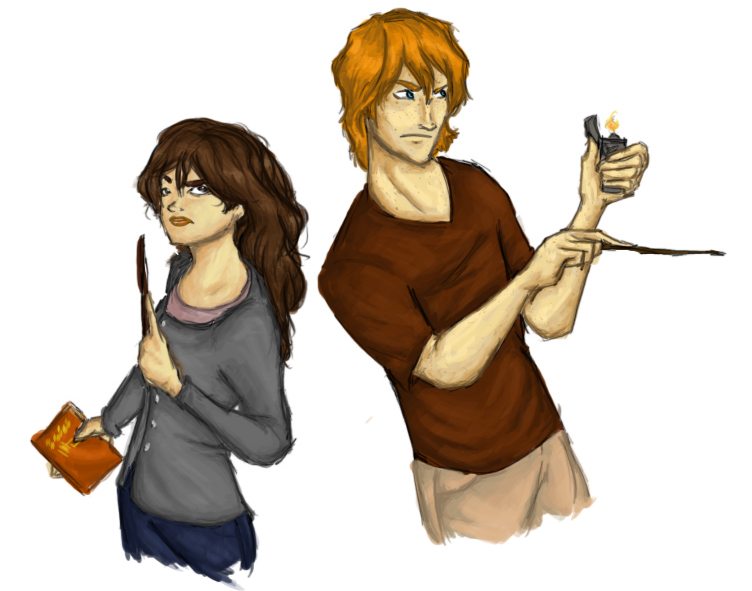 DH: Ron and Hermione