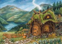 Hagrid’s Hut floorplan