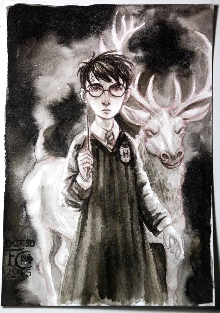 Harry and His Patronus Charm