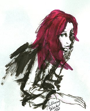 Lily Potter in ink