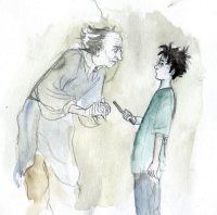 Harry gets his wand at Ollivander’s Harry gets his wand at Ollivander’s
