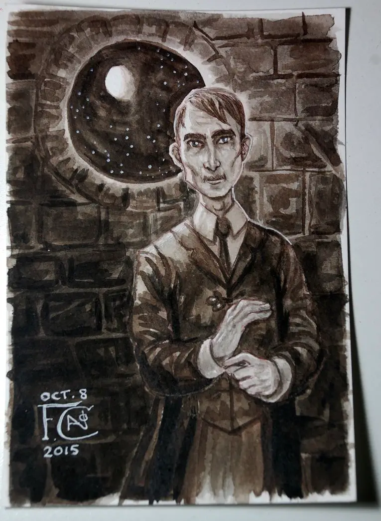 Professor Lupin Painting