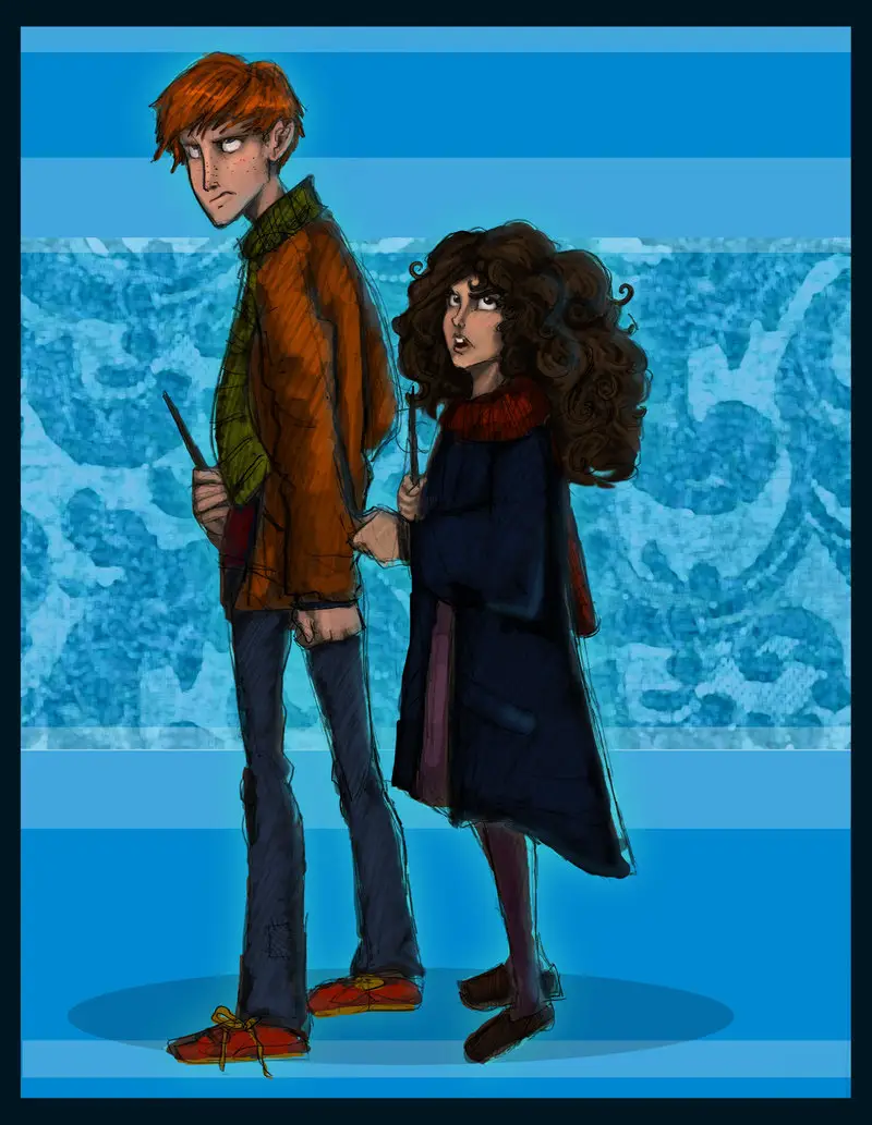 Ron and Hermione, First Year