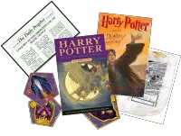 Harry Potter Canon and other Sources