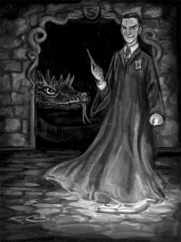 Myrtle Warren, a Hogwarts student, dies in a second floor bathroom after seeing the Basilisk