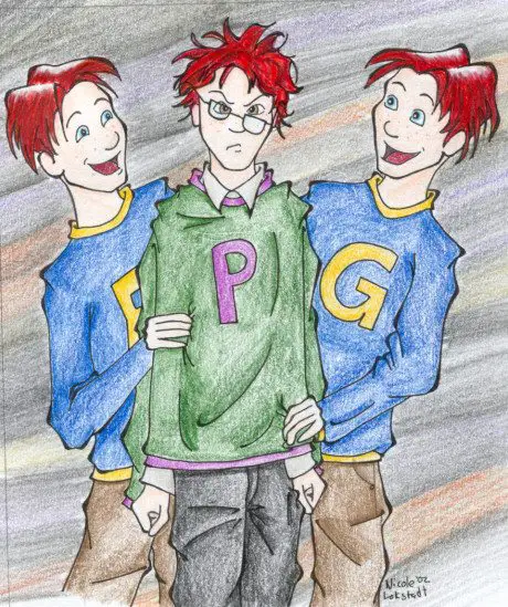 Twins Tormenting Percy