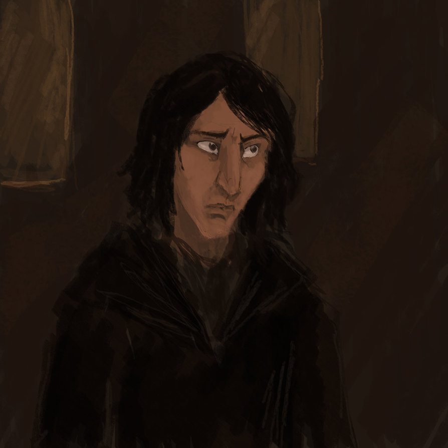 young snape quick sketch