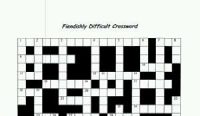 Fiendishly Difficult Crossword