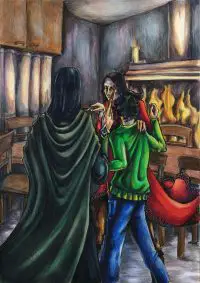 Sirius Black and Severus Snape Argue at Grimmauld Place