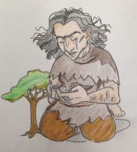 Fridwulfa abandons Hagrid and his father, her human family Fridwulfa abandons Hagrid and his father, her human family
