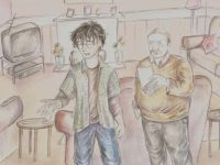 An invitation arrives for Harry to go to the Quidditch World Cup final An invitation arrives for Harry to go to the Quidditch World Cup final