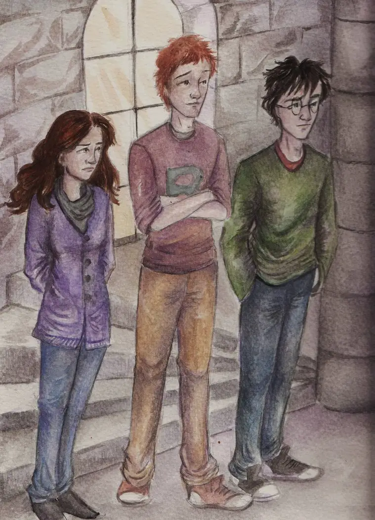 Harry, Ron and Hermione