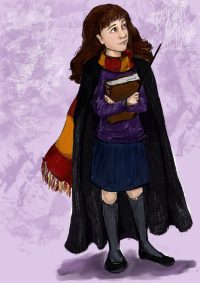 Hermione Granger is sorted into Gryffindor